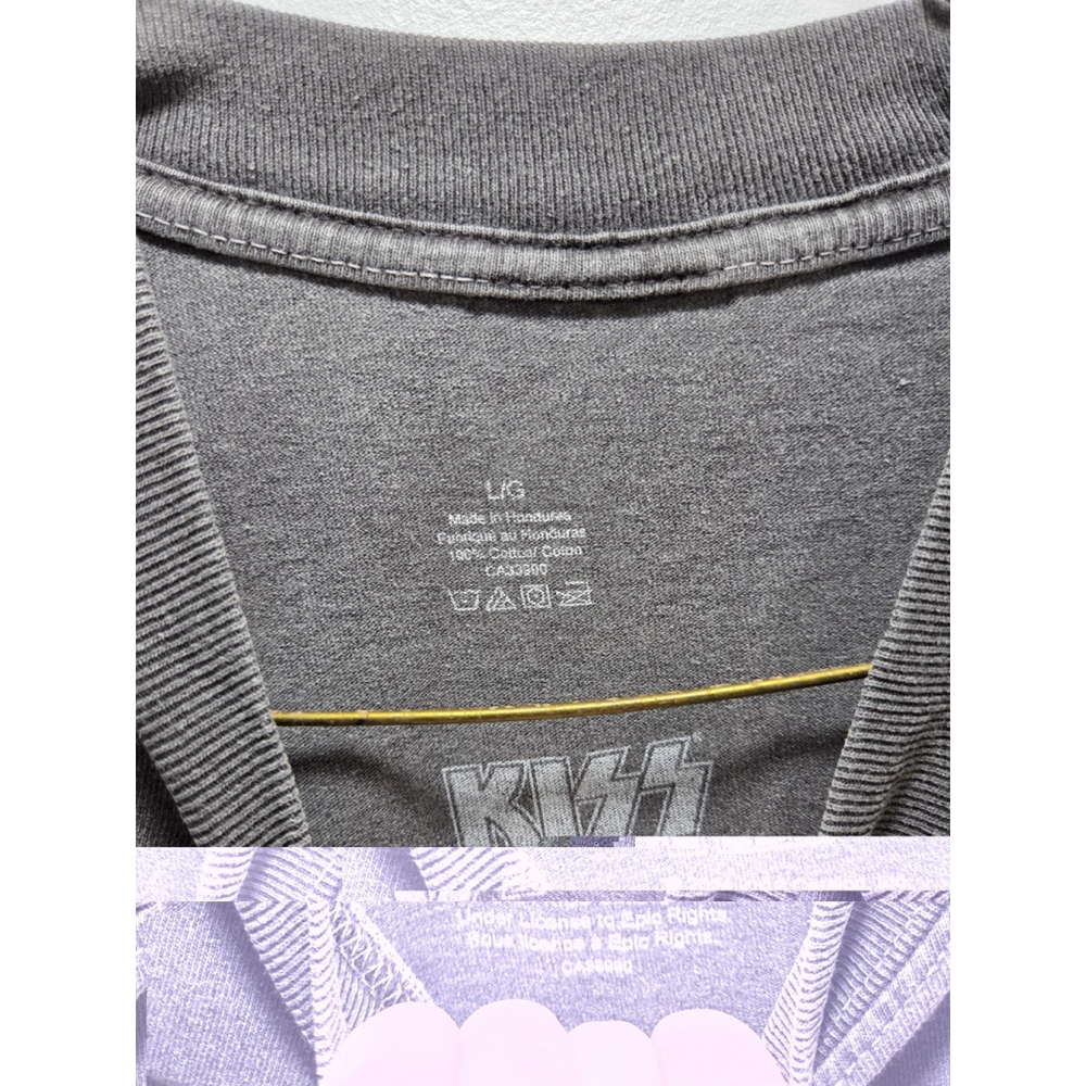Kiss End Of The Road T-Shirt Grey Large 100% Cotton High Quality New Without Tag - Picture 2 of 7
